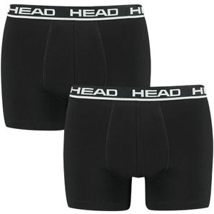 HEAD - 2-pack boxershorts basic II zwart - Heren
