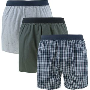 JBS - Woven boxershorts 3-pack multi - Heren wijd