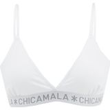 Chicamala - Triangle bralette basic wit - Dames