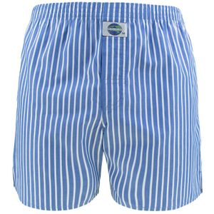 DEAL - Wijde boxershort stripe blauw & wit 192267 - Heren