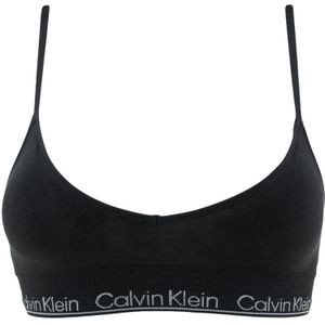 Calvin Klein - Naturals light lined triangle bralette zwart - Dames