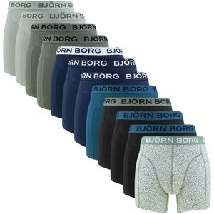 Björn Borg - Cotton stretch 12-pack boxershorts mixed multi - Heren