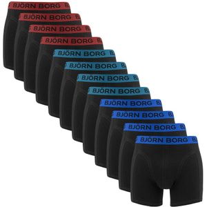 Björn Borg - Cotton stretch 12-pack boxershorts combi zwart IV - Heren