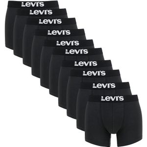 Levi&#039;s - 10-pack boxershorts basic zwart - Heren