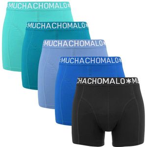 Muchachomalo - Hello sunshine 5-pack boxershorts zwart, blauw & groen - Heren