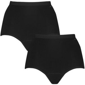 Ten Cate boxershorts - Basics 2-pack high waist slips zwart - Dames
