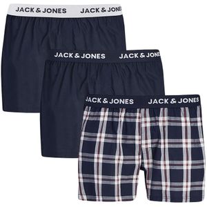 Jack & Jones - 3-pack wijde boxershorts dylan blauw - Heren