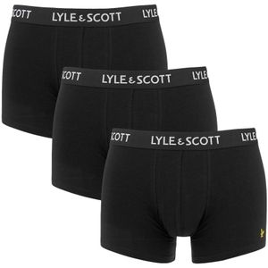 Lyle & Scott - 3-pack boxershorts barclay zwart II - Heren