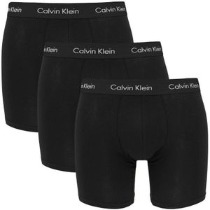 Calvin Klein - 3-pack long boxershorts zwart - Heren