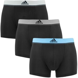 Adidas - 3-pack microfiber boxershorts active flex combi zwart - Heren