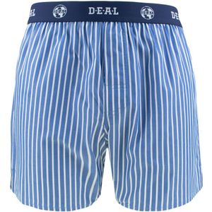 DEAL - Wijde boxershort waistband stripe blauw & wit 222267 - Heren