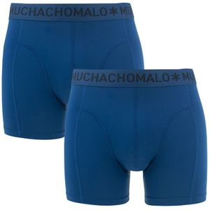 Muchachomalo - 2-pack microfiber boxershorts blauw - Heren