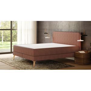 Emma Signature Boxspring Bed 180x210 - Terracotta