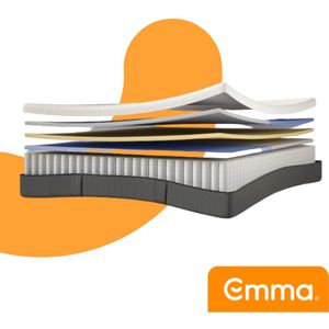 Emma Hybrid II Adjustable Matras 140x200 cm