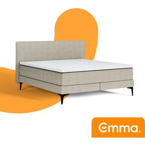 Emma Diamond Boxspring Bed 180x210 - Mint Groen