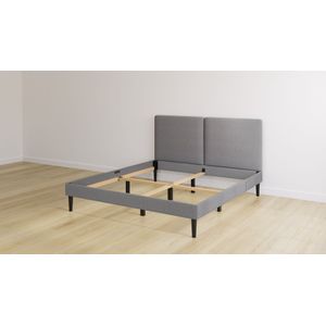 Emma Original Bed - 180x200 cm - Donker grijs - Klassiek Hoofdbord