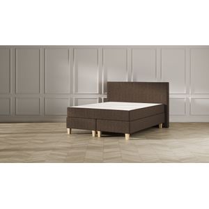 Emma Deluxe Storage Boxspring 180x210 - Donkerbruin
