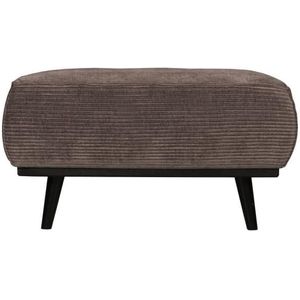 Hocker Statement ribstof - Taupe