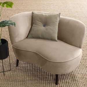 Lounge fauteuil Sara - Khaki links