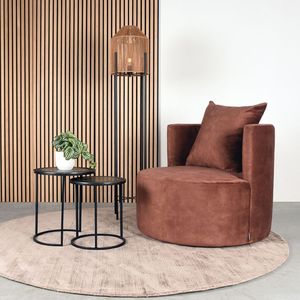 Fauteuil Evy - Roest breed