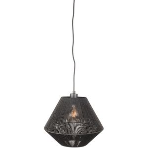 Hanglamp Ibiza - Diamant 1 lamp zwart