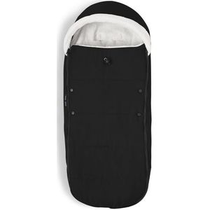 Stokke - YOYO Voetenzak - Zwart - Sherpa Voering - Fleece Capuchon - Machinewasbaar