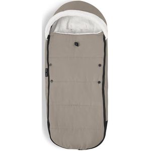 Stokke - YOYO - Voetenzak - Taupe - Sherpa Voering - Fleece Capuchon met Trekkoord