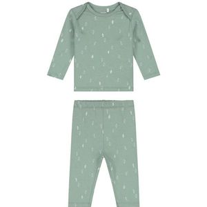 Prénatal baby pyjama bladeren