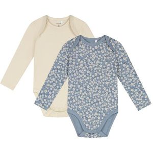 Prénatal romper flower 2 stuks