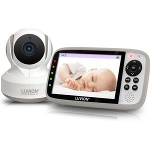 Luvion - Essential 2 - Beeld Babyfoon - Zandkleur - 4 inch Scherm - Uitbreidbaar tot 4 Camera's