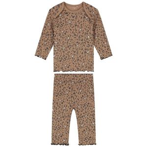 Prénatal baby pyjama luipaard rib