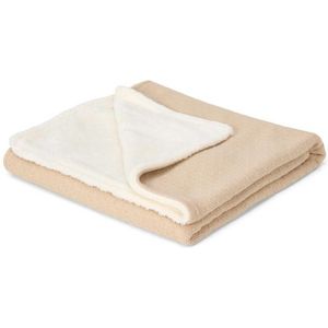 Little Dutch ledikant deken gebreid pure