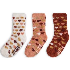 Prénatal kinder huissokken 3 paar hartjes print