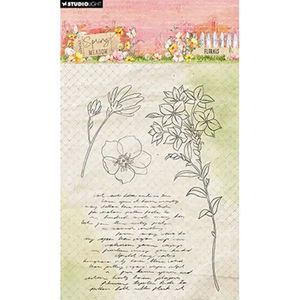 Spring Meadow clear stamp Florals