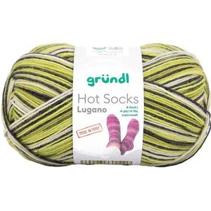 Hot socks Lugano 4-kleur Groen