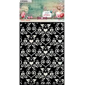 JMA Sending you love Mask heart damask