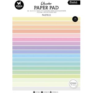 Studio Light - Essentials - Unicolor Paper Pad A4 - Pastels