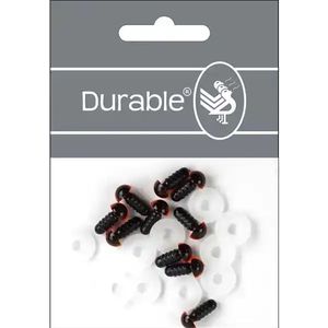 Durable veiligheidsoogjes 10 mm bruin