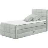Boxspringbett  Kuba 3 ¦ grau ¦ Maße (cm): B: 103 H: 113 Betten > Boxspringbetten - Sconto