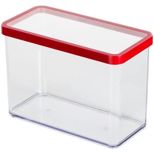 Rotho Dose rechteckig 2 1 l  ¦ transparent/klar ¦ Kunststoff ¦ Maße (cm): B: 10 H: 14,2 Küchenzubehör - Sconto