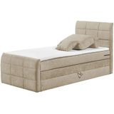 Boxspringbett  Kuba 3 ¦ beige ¦ Maße (cm): B: 103 H: 113 Betten > Boxspringbetten - Sconto