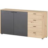 Sideboard  Santos ¦ holzfarben ¦ Maße (cm): B: 153 H: 80,5 T: 35.0 Kommoden & Sideboards > Sideboards - Sconto