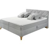 Boxspringbett  Ratford ¦ grau ¦ Maße (cm): B: 180 H: 116 Betten > Polsterbetten - Sconto