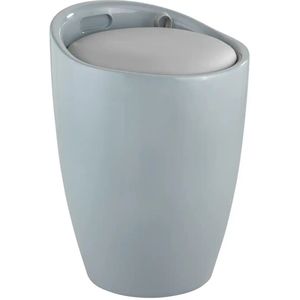 Badhocker - Wäschesammler  "Candy" ¦ grau ¦ Maße (cm): H: 50,5  Ø: 36.0 Hocker & B�änke > Hocker - Sconto