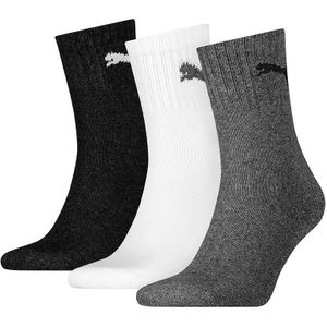 PUMA sokken cushioned halfhoog 3-pack logo multi unisex