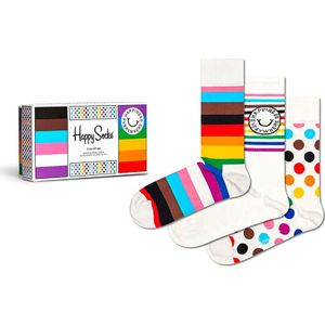 Happy Socks giftbox 3-pack sokken pride multi  unisex