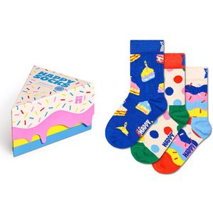 Happy Socks kids giftbox 3-pack sokken birthday multi kids