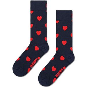 Happy Socks sokken heart blauw unisex