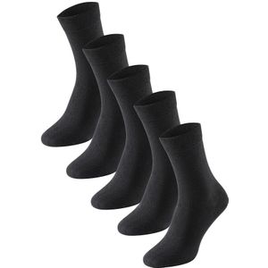 Schiesser dames 5-pack sokken basic zwart dames