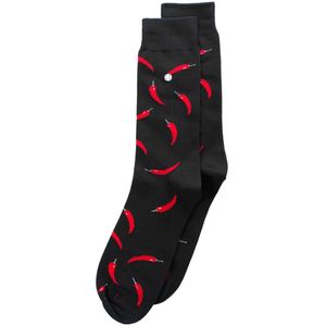 Alfredo Gonzales sokken red peppers zwart unisex